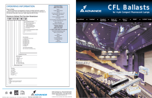 CFL Ballasts for 4-Pin Compact Fluorescent Lamps