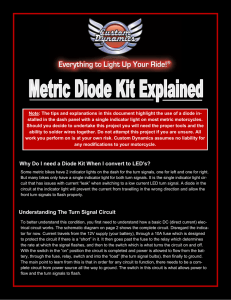 Why Do I need a Diode Kit When I convert to LED`s? Understanding