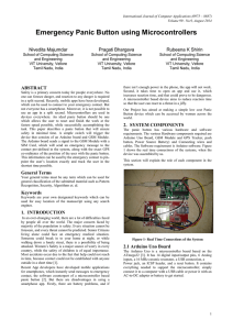 Emergency Panic Button using Microcontrollers