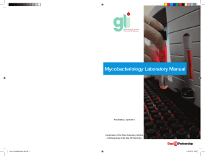 Mycobacteriology Laboratory Manual