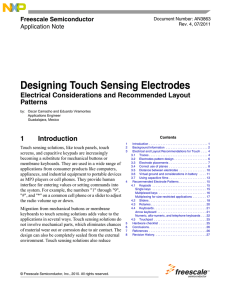 AN3863, Designing Touch Sensing Electrodes