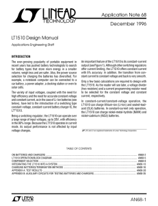 AN68 - LT1510 Design Manual