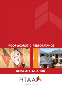 roof acoustic performance noise attenuation
