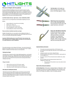 Welcome to HitLights LED Strip Lighting! Cut the strip to the length
