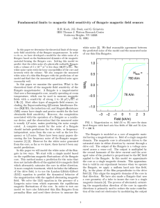 Fundamental limits to magnetic field sensitivity of fluxgate magnetic