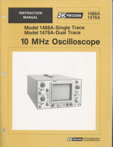 10 MHz Oscilloscope
