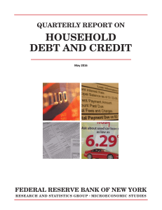 Quarterly Report on Household Debt and Credit