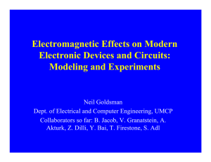 Electromagnetic Effects on Modern Electronic Devices and Circuits