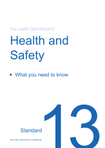 Care Certificate workbook