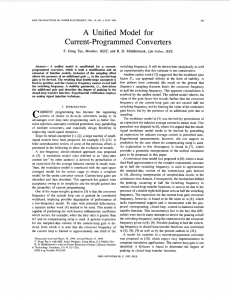 A unified model for current-programmed converters