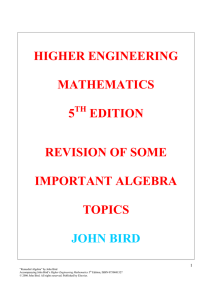 Bird - Higher Engineering Mathematics