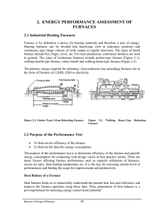 2. energy performance assessment of furnaces