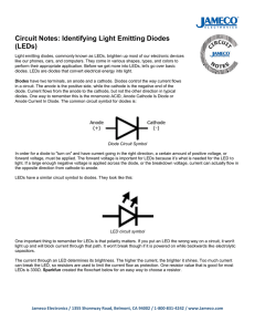 Circuit Notes: Identifying Light Emitting Diodes (LEDs)
