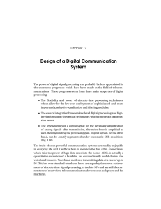 Design of a Digital Communication System