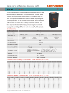 EOS-300 Model: stored energy solutions for a demanding world