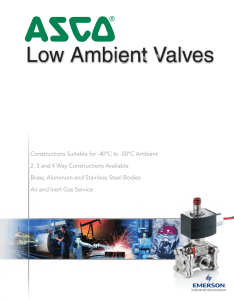 ASCO Low Ambient Temperature Solutions Catalog