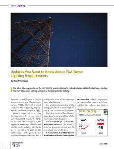 Updates You Need to Know About FAA Tower Lighting Requirements