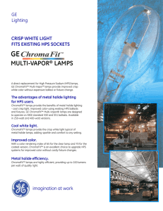 GE HID Lighting | GE ChromaFit™ MULTI