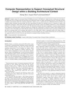 Computer Representation to Support Conceptual Structural