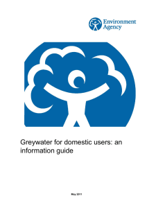 Greywater for domestic users: an information guide