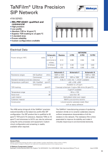 SIP-4701 - Welwyn Components, Ltd.