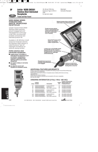 3P Arktite® WSRD SMS901 Stainless Steel Interlocked Receptacles