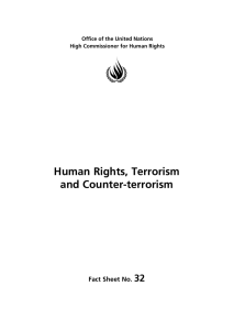 Human Rights, Terrorism and Counter-terrorism