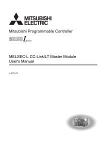 MELSEC-L CC-Link/LT Master Module User`s