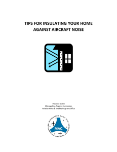 tips for insulating your home against aircraft noise