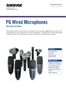 PG Wired Microphones