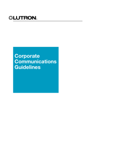 Corporate Communications Guidelines