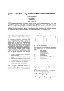 Speaker Auralization – Subjective Evaluation of