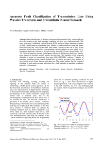 Accurate Fault Classification of Transmission Line Using Wavelet