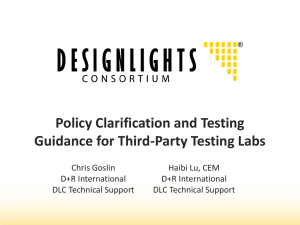 Policy Clarification and Testing Guidance for Third