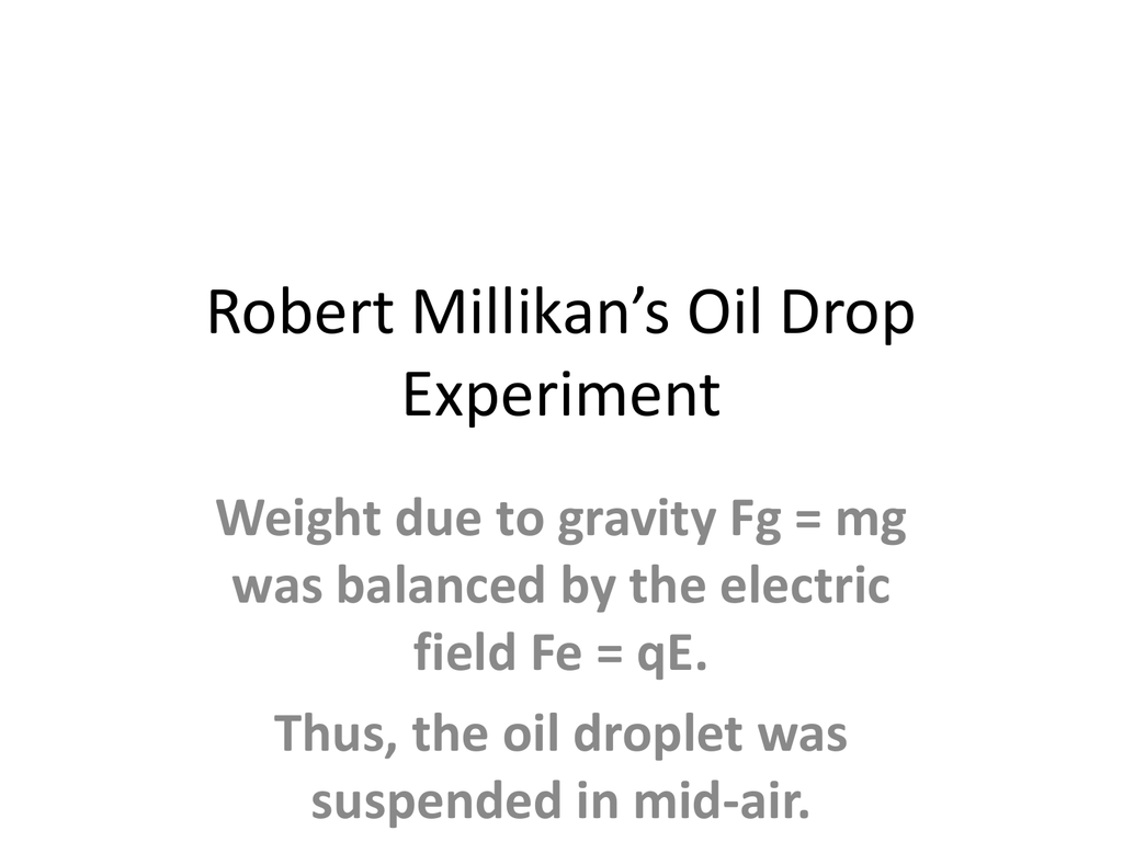 Illustration of Robert Millikan's oil-drop experiment, & typical data-set  obtained from implementation of it: idea being the way a pattern can  show-up in very noisy data if № of data-points be sufficiently