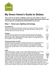 Guide to Globes - My Green Home by GBCSA