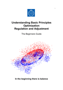 Understanding Basic Principles Optimization Regulation and