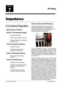 Impedance - Learn About Electronics