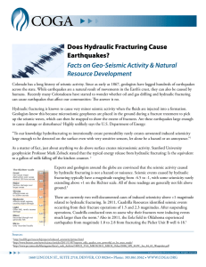 Does Hydraulic Fracturing Cause Earthquakes? Facts on Geo