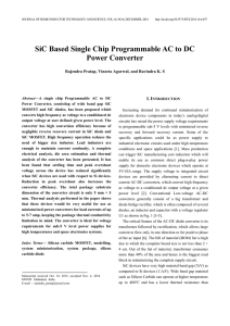 SiC Based Single Chip Programmable AC to DC Power Converter