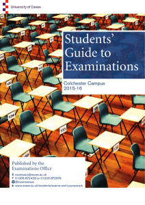Examinations Guide (Colchester Campus)