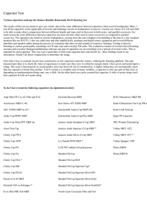 Capacitor Test - sup
