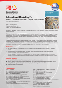 International Marketing 2e - McGraw Hill Higher Education