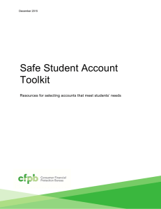 Safe Student Account Toolkit - Higher Education Compliance Alliance