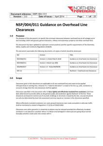 Guidance on Overhead Line Clearances