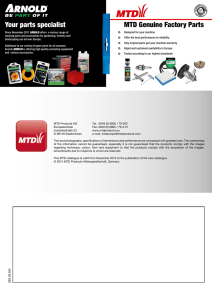 Your parts specialist MTD Genuine Factory Parts - WOLF