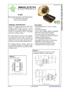 FL500 Dual Channel Laser Diode Driver