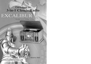 3-in-1 Classic Radio