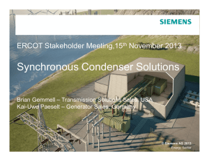 Synchronous Condenser Solutions