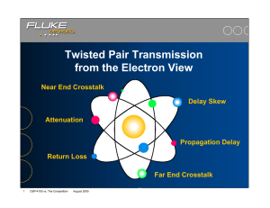 Cabling presentation from Fluke
